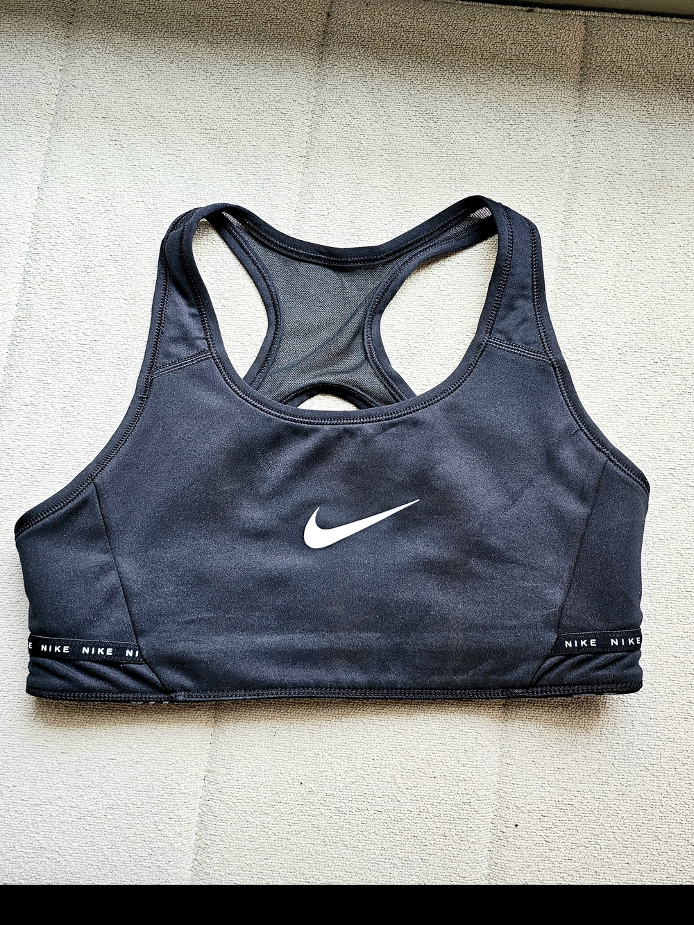 Nike Reversable Black Racerback Sports Bra ~ Size Medium